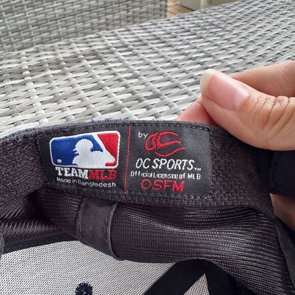 Tampa Bay Rays Hat Adjustable Strapback Baseball MLB Cap OC Sports Navy Blue - Picture 5 of 6